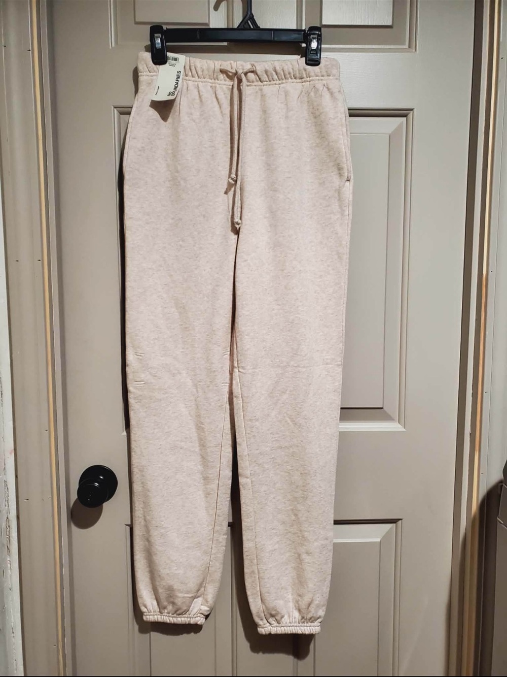 No Boundaries Cream Drawstring Joggers